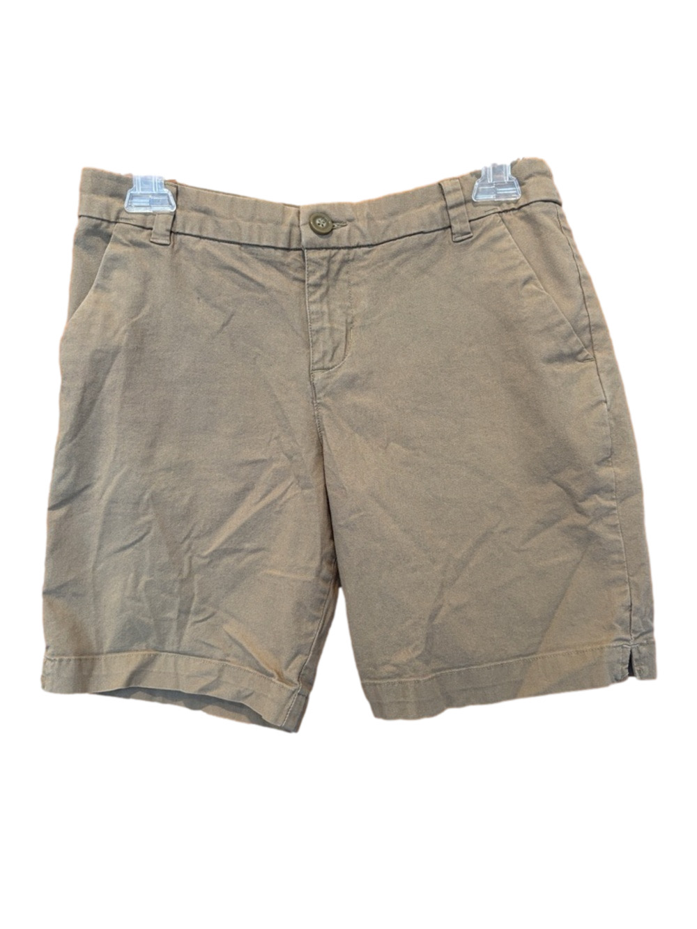 Patagonia Women's 8" Bermuda Organic Cotton Tan Khaki Shorts Size 2
